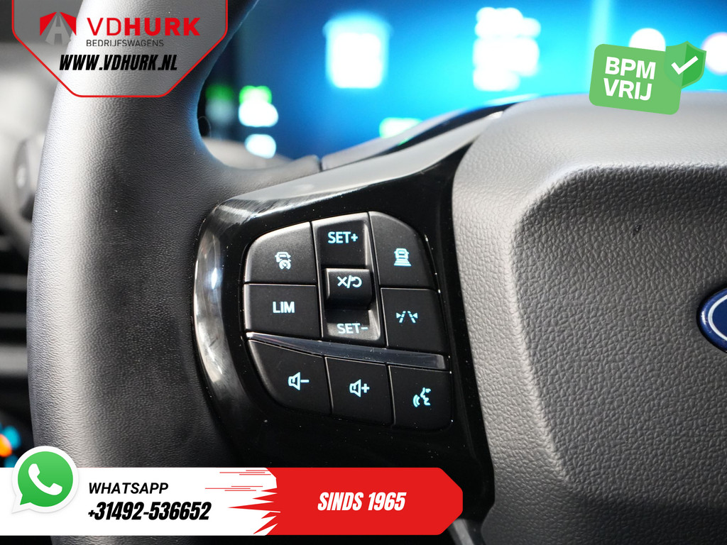 Ford Courier E-Transit Limited 44 kWh 292 km WLTP Garantie/ Snellader/ Adapt.Cruise/ Stoelverw./ Stuurverw./ Carplay/ Camera/ Climate/ PDC/ LMV 19