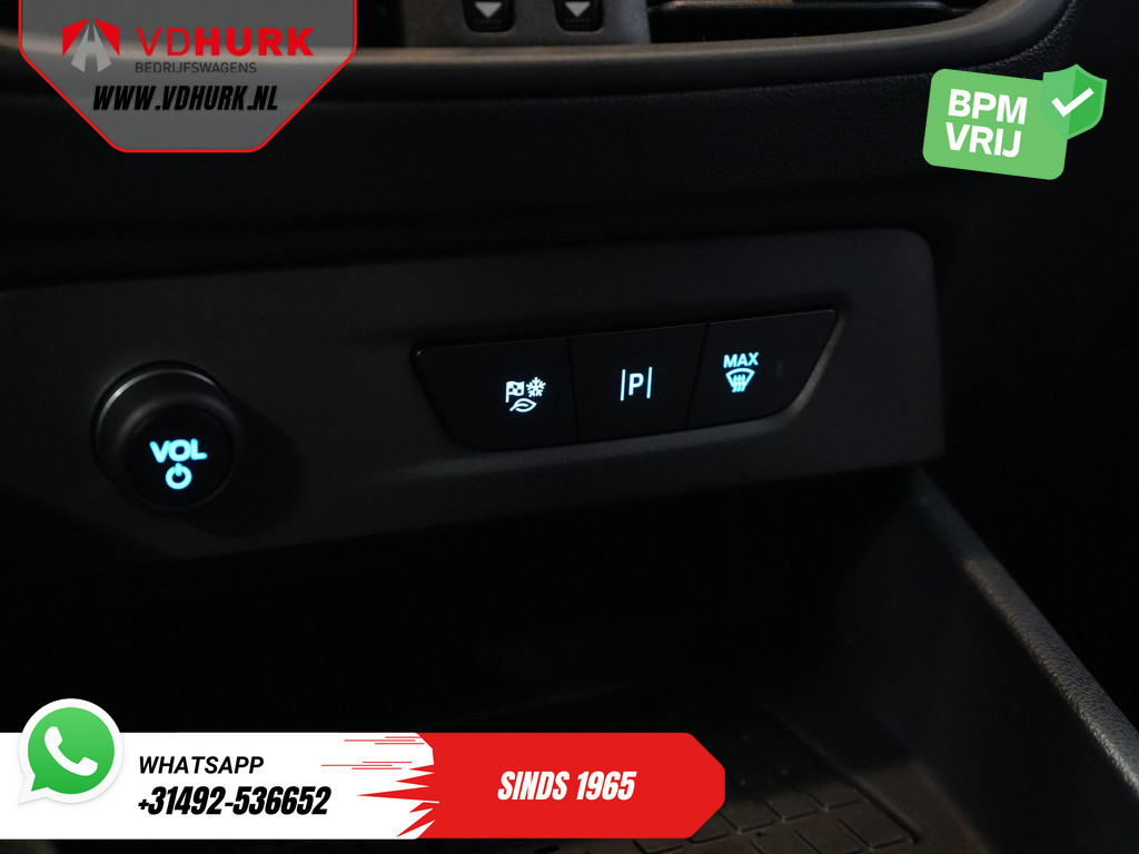 Ford Courier E-Transit Limited 44 kWh 292 km WLTP Garantie/ Snellader/ Adapt.Cruise/ Stoelverw./ Stuurverw./ Carplay/ Camera/ Climate/ PDC/ LMV 21
