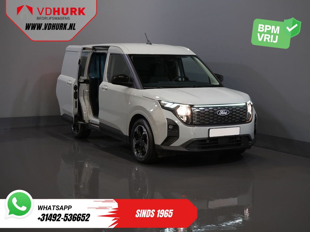 Ford Courier E-Transit Limited 44 kWh 292 km WLTP Garantie/ Snellader/ Adapt.Cruise/ Stoelverw./ Stuurverw./ Carplay/ Camera/ Climate/ PDC/ LMV 9