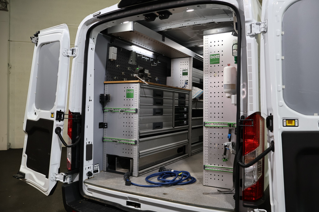 Ford E-Transit 350 L3 H2 Trend 68 kWh Bott Vario Inrichting 15