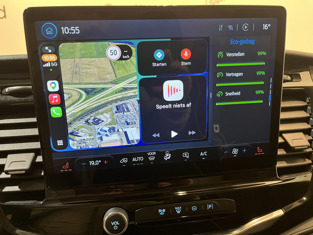 Ford E-Transit 390 (3500 kg) L2H2 Trend 68 kWh / 100% Elektrisch !! / Airco / Cruise Control / CarPlay / Camera / Navigatie / 3-Zits / 4.000 KM !! 9