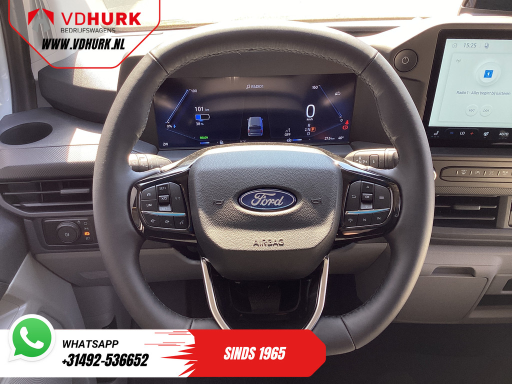 Ford E-Transit Cust Kombi Trend 71kWh 360 km WLTP LED/Standkachel/ Stoelverw./ Stuurverw./ Carplay/ 9 P/ 9 Persoons/ Climate/ Camera/ PDC/ Cruise 14