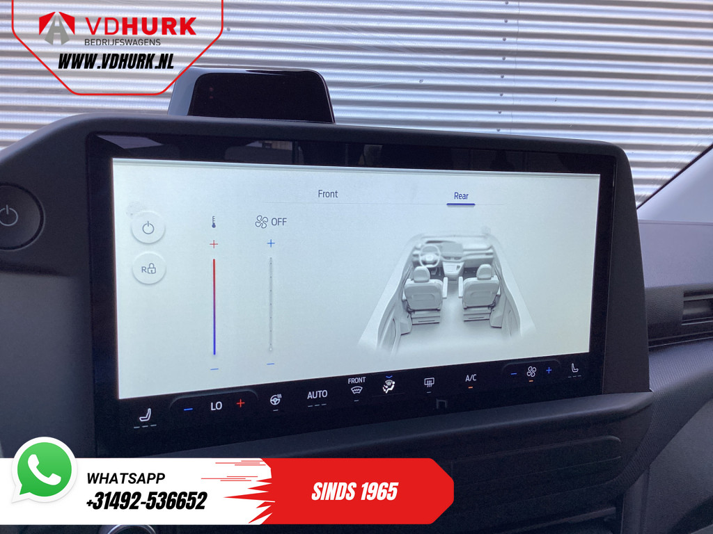 Ford E-Transit Cust Kombi Trend 71kWh 360 km WLTP LED/Standkachel/ Stoelverw./ Stuurverw./ Carplay/ 9 P/ 9 Persoons/ Climate/ Camera/ PDC/ Cruise 17
