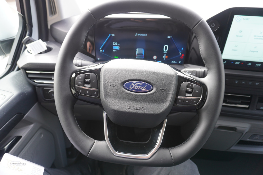 Ford E-Transit Cust. 320L L2H1 Limited 65 kWh 160KW/218PK Automaat met POWERPACK Nr. V029 | Airco | Cruise | Apple CP| 20LM velgen | Trekhaak | Spoilers DEMO 13