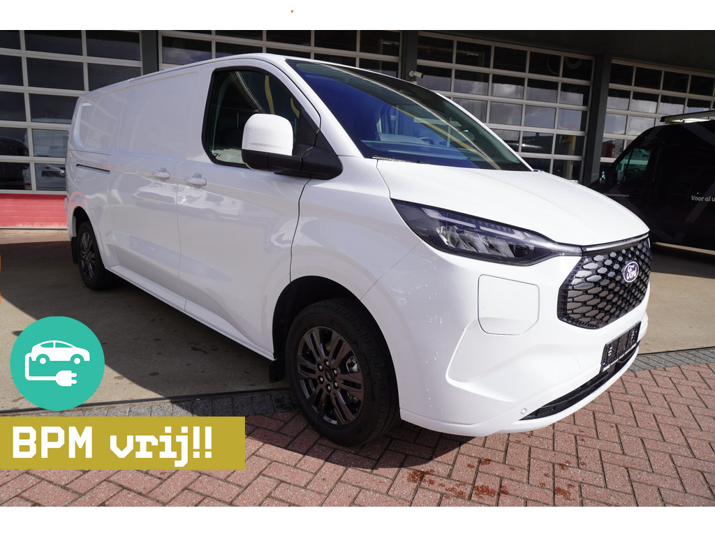 Ford E-Transit Cust. 320L L2H1 Limited 65 kWh 160KW/218PK Automaat met POWERPACK Nr. V044 | Airco | Cruise | Apple CP- Android auto | Trekhaak