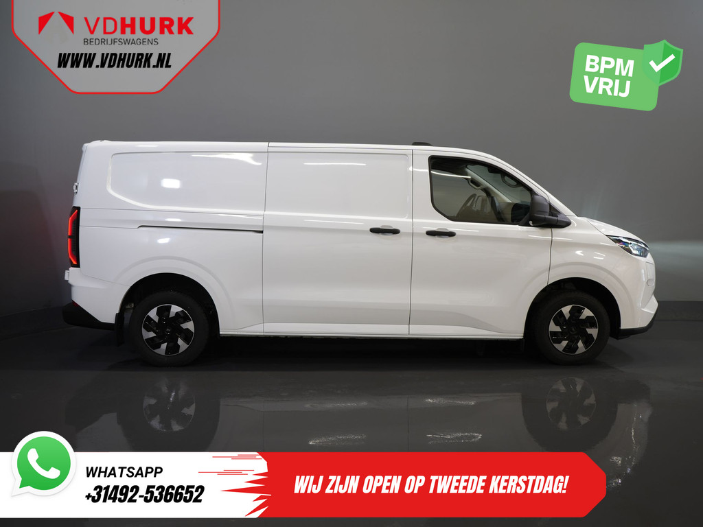 Ford E-Transit Cust. 340 L2 Trend 65 kWh 330 km WLTP LED/ Snellader/ 2.3t Trekverm./ Stuurverw./ Stoelverw./ Carplay/ Climate/ Camera/ PDC/ Cruise 11