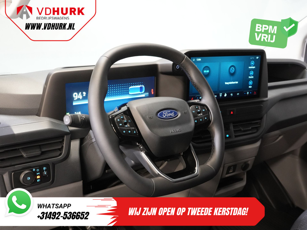 Ford E-Transit Cust. 340 L2 Trend 65 kWh 330 km WLTP LED/ Snellader/ 2.3t Trekverm./ Stuurverw./ Stoelverw./ Carplay/ Climate/ Camera/ PDC/ Cruise 14