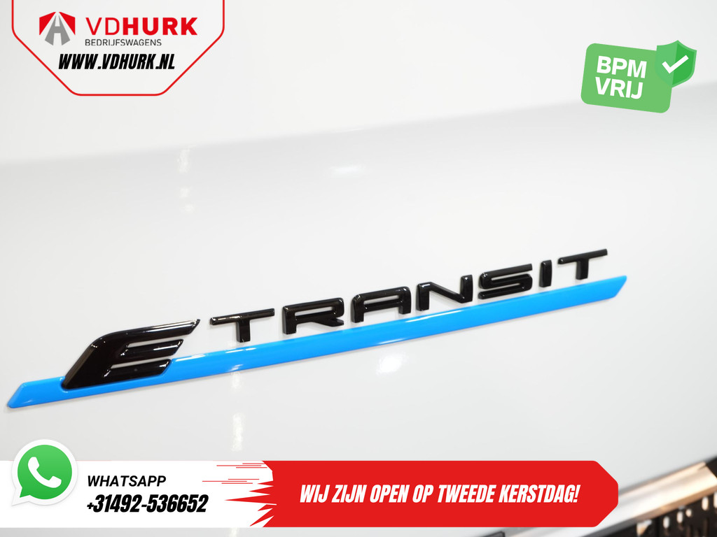 Ford E-Transit Cust. 340 L2 Trend 65 kWh 330 km WLTP LED/ Snellader/ 2.3t Trekverm./ Stuurverw./ Stoelverw./ Carplay/ Climate/ Camera/ PDC/ Cruise 17