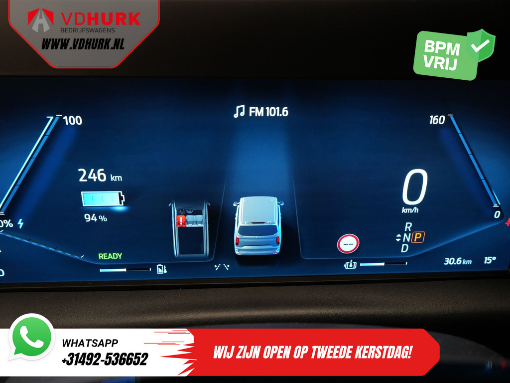 Ford E-Transit Cust. 340 L2 Trend 65 kWh 330 km WLTP LED/ Snellader/ 2.3t Trekverm./ Stuurverw./ Stoelverw./ Carplay/ Climate/ Camera/ PDC/ Cruise 20