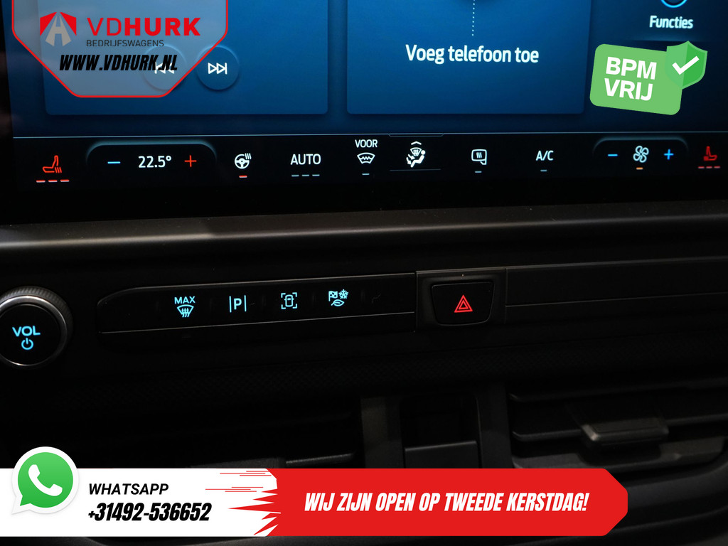 Ford E-Transit Cust. 340 L2 Trend 65 kWh 330 km WLTP LED/ Snellader/ 2.3t Trekverm./ Stuurverw./ Stoelverw./ Carplay/ Climate/ Camera/ PDC/ Cruise 21