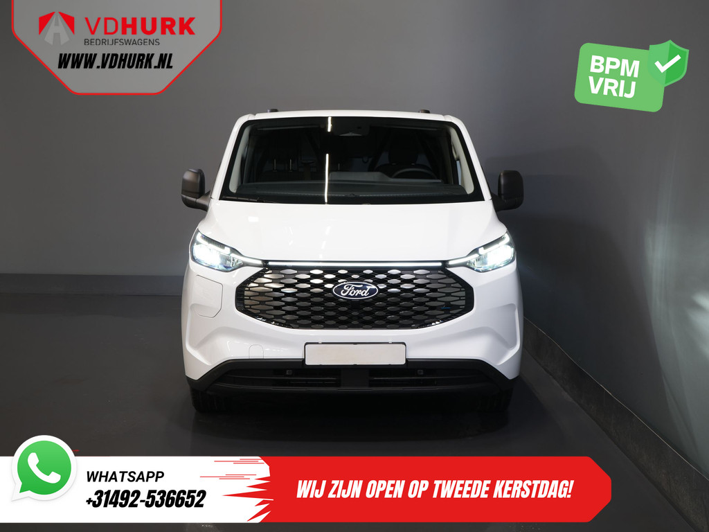 Ford E-Transit Cust. 340 L2 Trend 65 kWh 330 km WLTP LED/ Snellader/ 2.3t Trekverm./ Stuurverw./ Stoelverw./ Carplay/ Climate/ Camera/ PDC/ Cruise 7