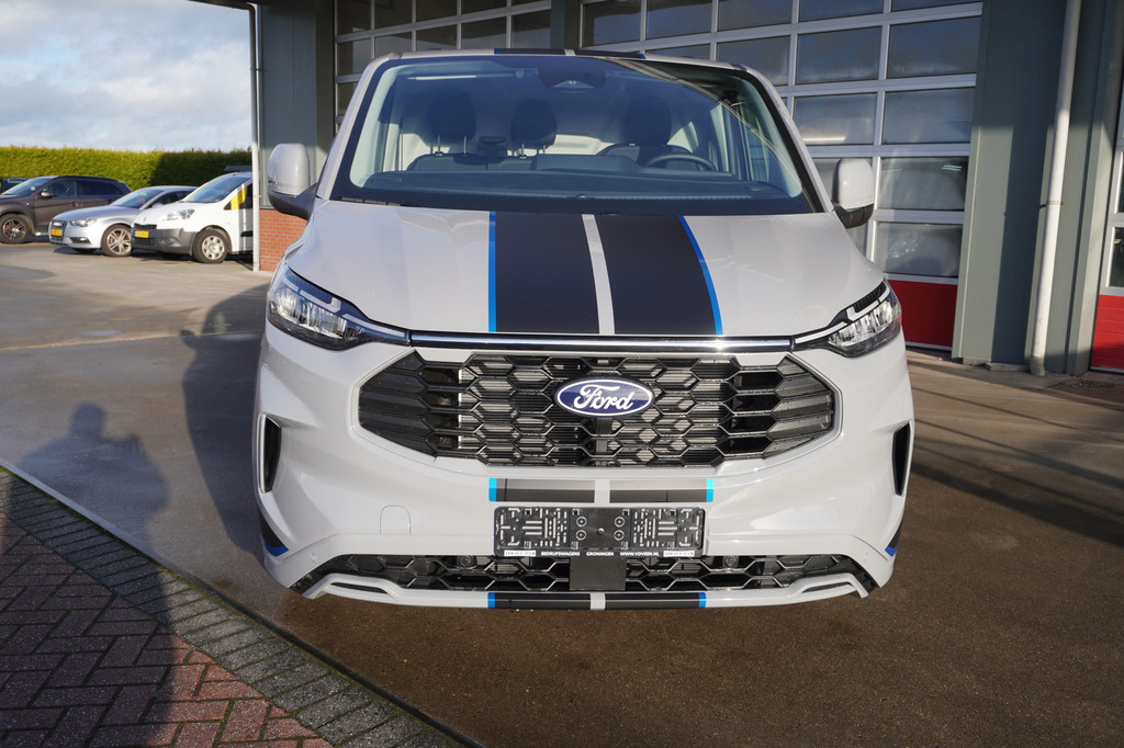 Ford E-Transit Cust. L2H1 Sport 218PK Automaat Schuifdeur links en rechts Airco | adap.cruise | Navi | 360 camera | 19Lm velgen 11