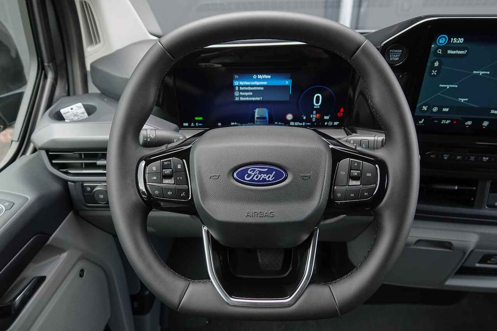 Ford E-Transit Cust. L2H1 Sport 218PK Automaat Schuifdeur links en rechts Airco | adap.cruise | Navi | 360 camera | 19Lm velgen 15