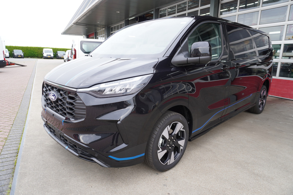 Ford E-Transit Cust. L2H1 Sport 218PK Automaat Schuifdeur links en rechts Airco | adap.cruise | Navi | 360 camera | 19Lm velgen 9