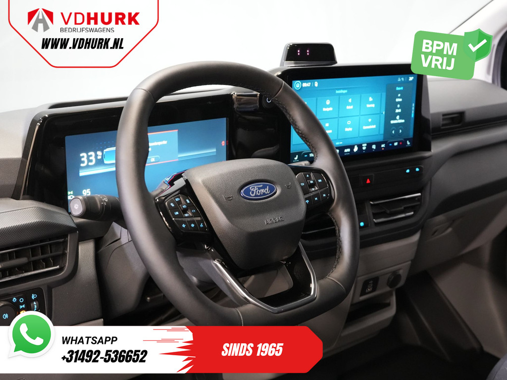 Ford E-Transit Custom 218 pk 330 km WLTP L2 Limited 2x Elek.Schuif/ 2.3t Trekverm./ Snellader/ B&O/ Adapt.Cruise/ Standkachel/ Carplay/ 360 Camera/ Trekhaak 14