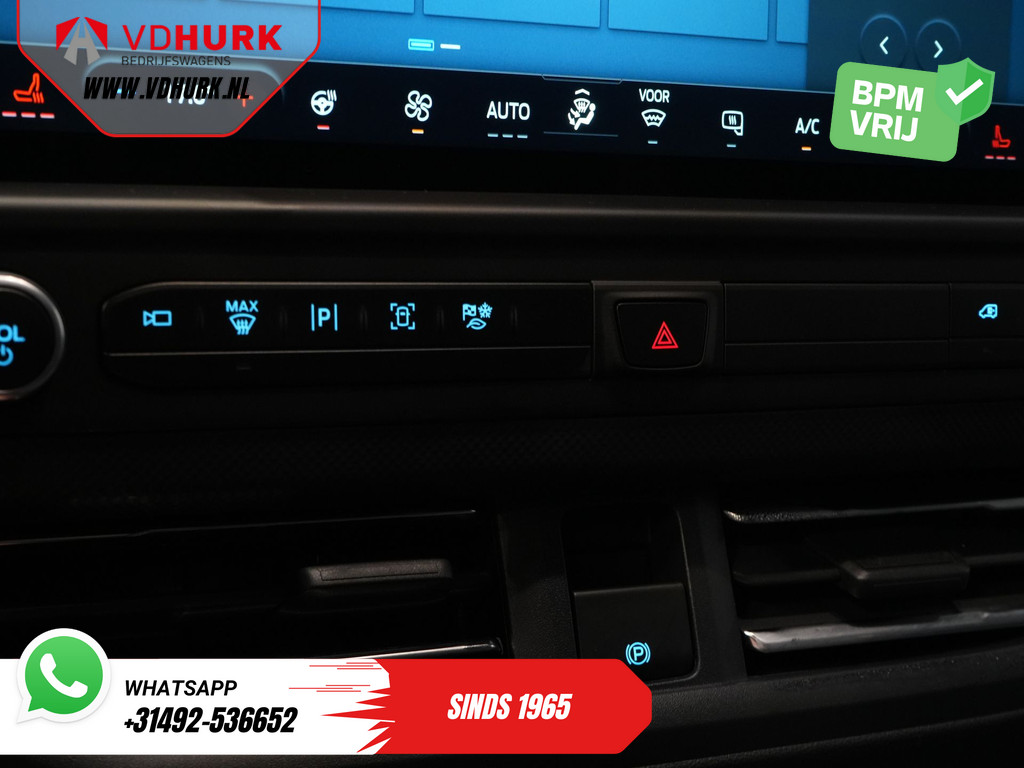 Ford E-Transit Custom 218 pk 330 km WLTP L2 Limited 2x Elek.Schuif/ 2.3t Trekverm./ Snellader/ B&O/ Adapt.Cruise/ Standkachel/ Carplay/ 360 Camera/ Trekhaak 21