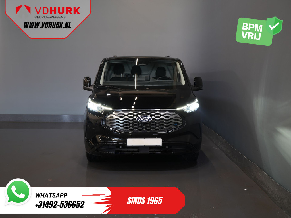 Ford E-Transit Custom 218 pk 330 km WLTP L2 Limited 2x Elek.Schuif/ 2.3t Trekverm./ Snellader/ B&O/ Adapt.Cruise/ Standkachel/ Carplay/ 360 Camera/ Trekhaak 7