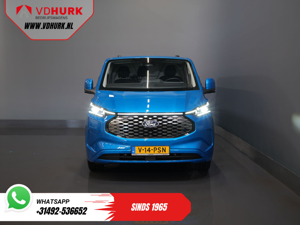 Ford E-Transit Custom 218 pk 330 km WLTP L2 Limited B&O/ Adapt.Cruise/ Elek.Trekhaak/ Standkachel/ Stoelverw./ Stuurverw./ Carplay/ Navi/ 360.Camera/ Climate 7