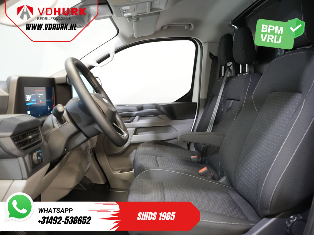 Ford E-Transit Custom 320 L2 65 kWh 330 km WLTP 2.3t Trekverm./ Snellader/ LED/ Standkachel/ Stoelverw./ Stuur.Verw./ Voorruit.Verw./ Carplay/ Camera/ Climate/ PDC/ Cruise 12