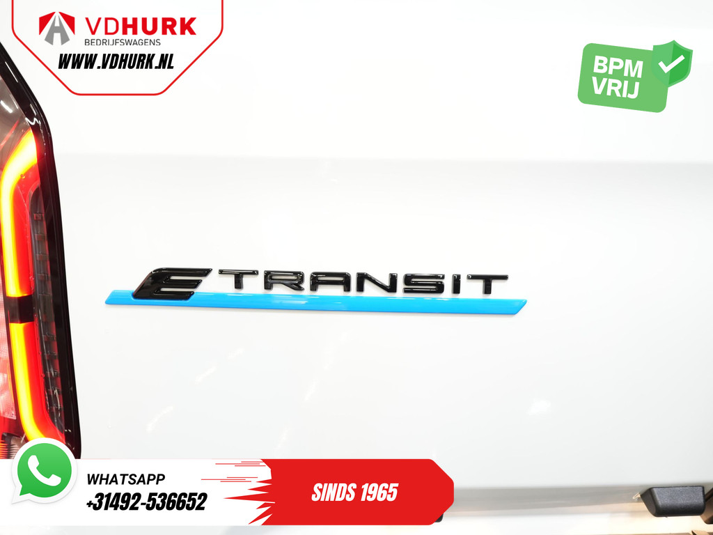 Ford E-Transit Custom 320 L2 65 kWh 330 km WLTP 2.3t Trekverm./ Snellader/ LED/ Standkachel/ Stoelverw./ Stuur.Verw./ Voorruit.Verw./ Carplay/ Camera/ Climate/ PDC/ Cruise 17