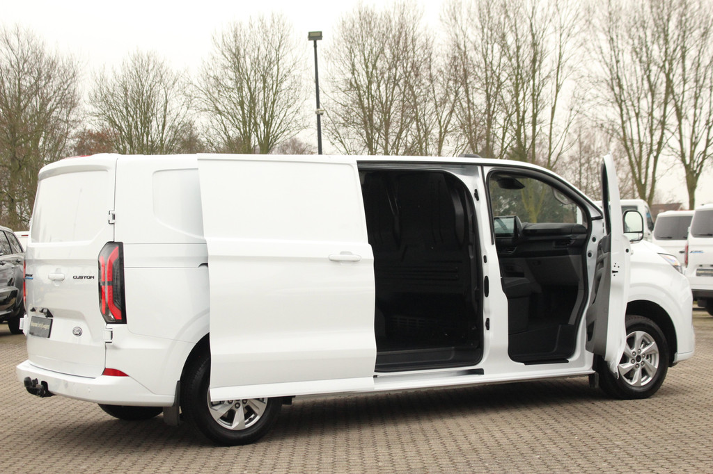 Ford E-Transit Custom 320 L2H1 Limited | 65kWh | 160kW/218pk | Trekhaak 2300kg | Pro-Power | Camera | Carplay/Android | Cruise | Lease 717,- p/m 7