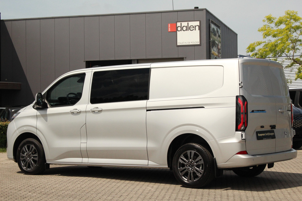Ford E-Transit Custom 320 L2H1 Limited DC | 71 kWh | 160kW/218pk | Trekgewicht 2300kg | Camera | Carplay/Android | Cruise | Lease 788,- p/m 12