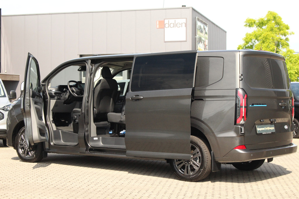 Ford E-Transit Custom 320 L2H1 Limited DC | 71 kWh | 160kW/218pk | Trekgewicht 2300kg | Camera | Carplay/Android | Cruise | Lease 788,- p/m 13