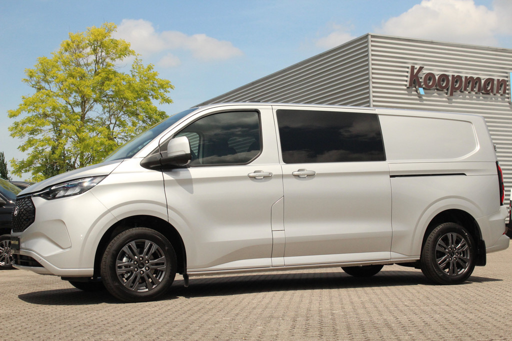 Ford E-Transit Custom 320 L2H1 Limited DC | 71 kWh | 160kW/218pk | Trekgewicht 2300kg | Camera | Carplay/Android | Cruise | Lease 788,- p/m 14