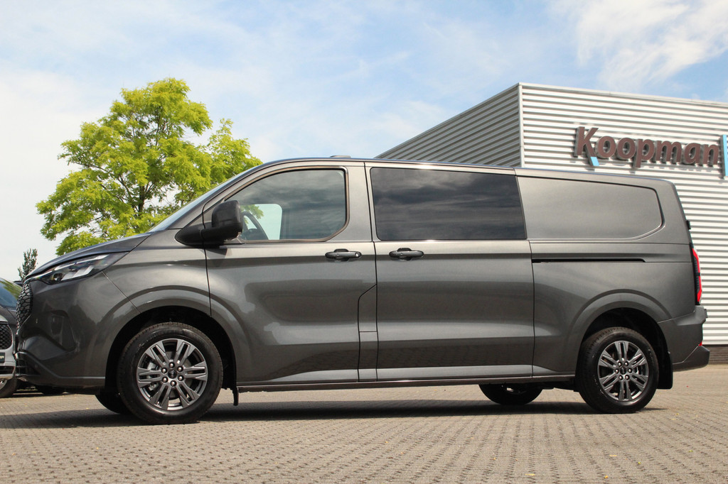 Ford E-Transit Custom 320 L2H1 Limited DC | 71 kWh | 160kW/218pk | Trekgewicht 2300kg | Camera | Carplay/Android | Cruise | Lease 788,- p/m 14