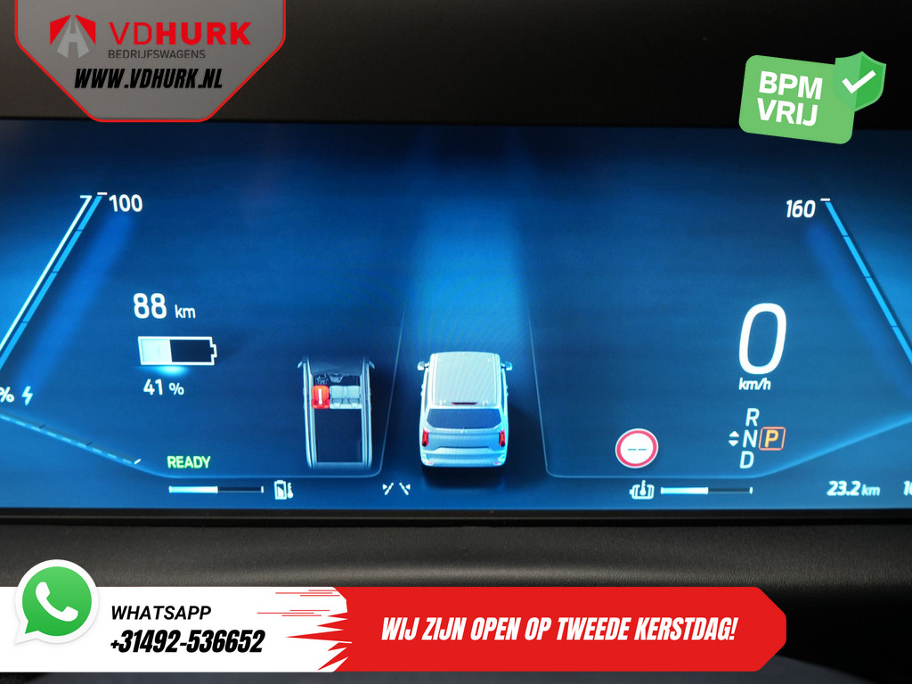 Ford E-Transit Custom 320 Trend 65 kWh 330 km WLTP LED/ Snellader/ 2.3t Trekverm./ Stoelverw./ Carplay/ Climate/ Camera/ PDC/ Cruise 20