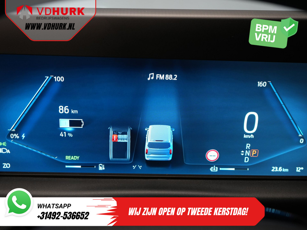 Ford E-Transit Custom 320 Trend 65 kWh 330 km WLTP LED/ Snellader/ 2.3t Trekverm./ Stoelverw./ Carplay/ Climate/ Camera/ PDC/ Cruise 20