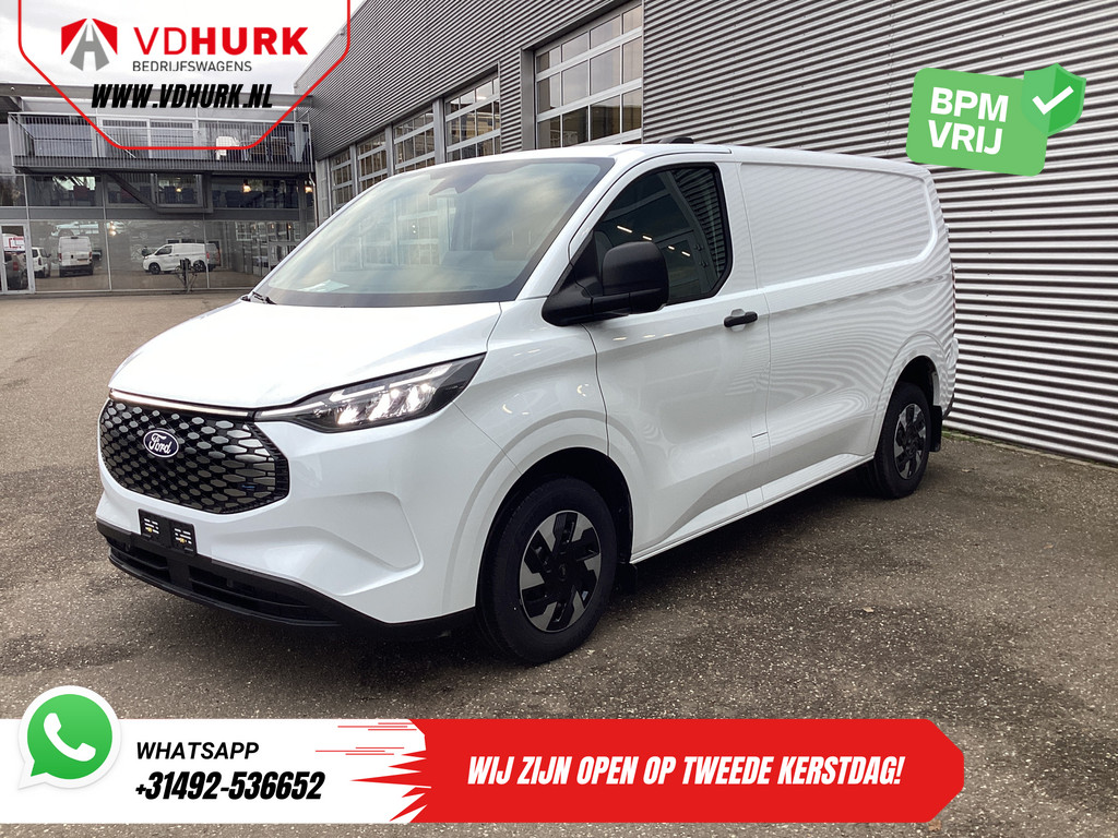 Ford E-Transit Custom 320 Trend 65 kWh 330 km WLTP LED/ Snellader/ 2.3t Trekverm./ Stoelverw./ Carplay/ Climate/ Camera/ PDC/ Cruise 8