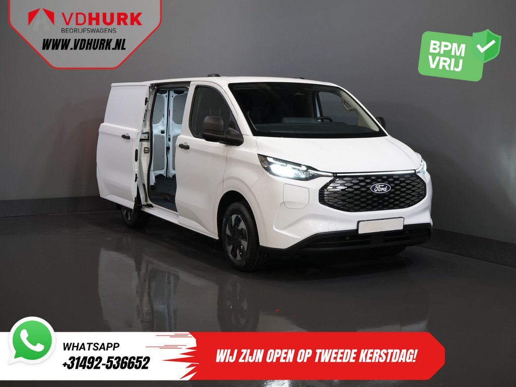 Ford E-Transit Custom 320 Trend 65 kWh 330 km WLTP LED/ Snellader/ 2.3t Trekverm./ Stoelverw./ Carplay/ Climate/ Camera/ PDC/ Cruise 9