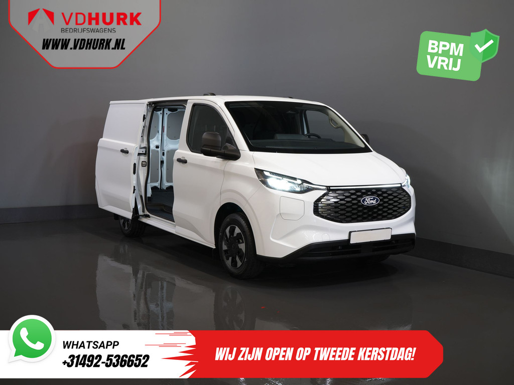 Ford E-Transit Custom 320 Trend 65 kWh 330 km WLTP LED/ Snellader/ 2.3t Trekverm./ Stoelverw./ Carplay/ Climate/ Camera/ PDC/ Cruise 9