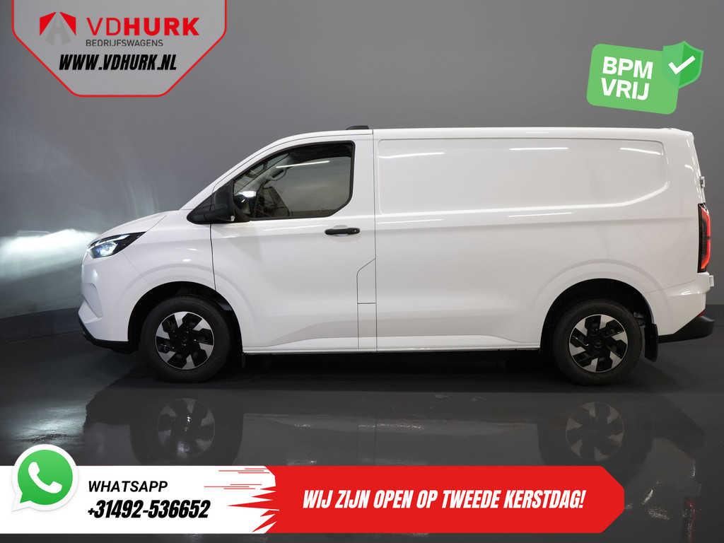 Ford E-Transit Custom 320 Trend 65 kWh 330 km WLTP LED/ Snellader/ 2.3t Trekverm./ Stuurverw./ Stoelverw./ Carplay/ Climate/ Camera/ PDC/ Cruise 10