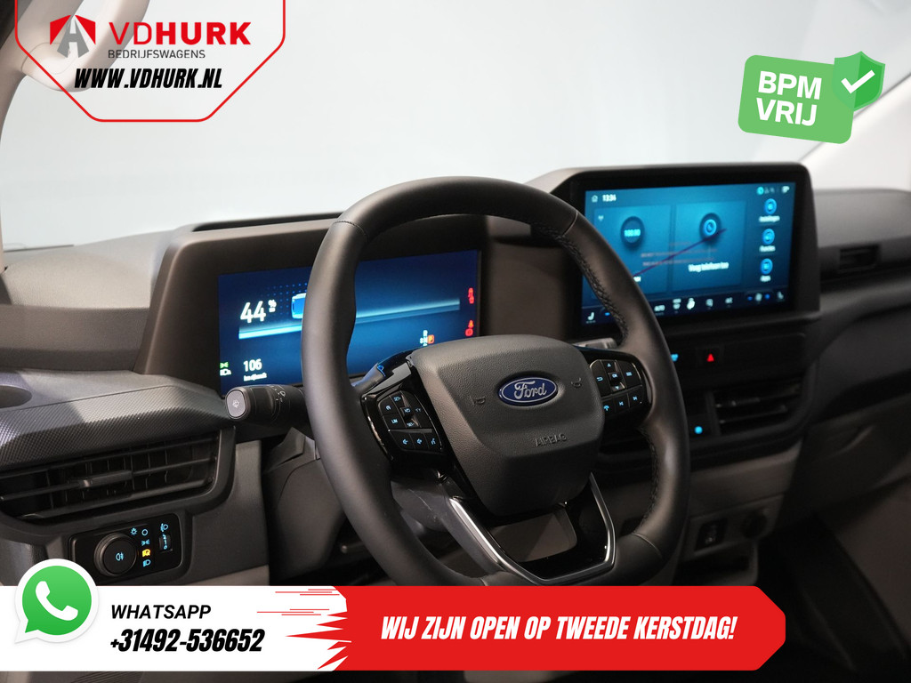 Ford E-Transit Custom 320 Trend 65 kWh 330 km WLTP LED/ Snellader/ 2.3t Trekverm./ Stuurverw./ Stoelverw./ Carplay/ Climate/ Camera/ PDC/ Cruise 14