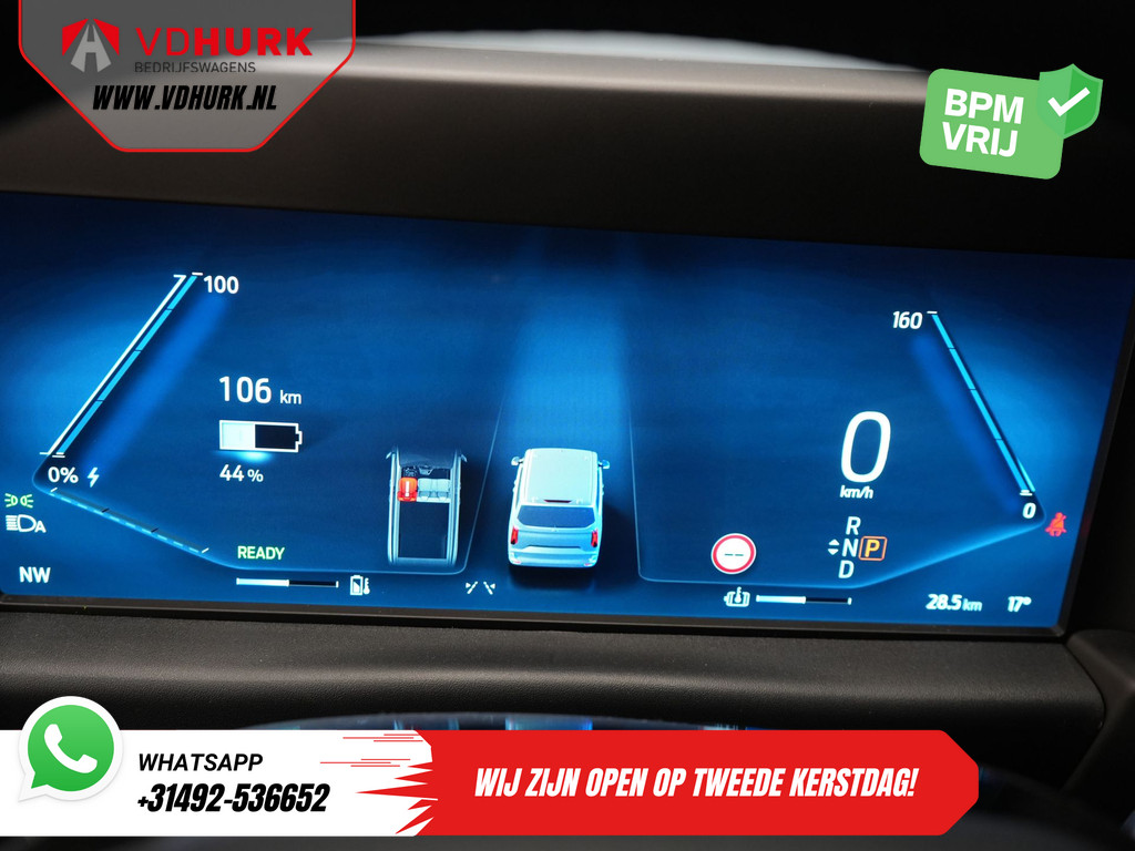 Ford E-Transit Custom 320 Trend 65 kWh 330 km WLTP LED/ Snellader/ 2.3t Trekverm./ Stuurverw./ Stoelverw./ Carplay/ Climate/ Camera/ PDC/ Cruise 21