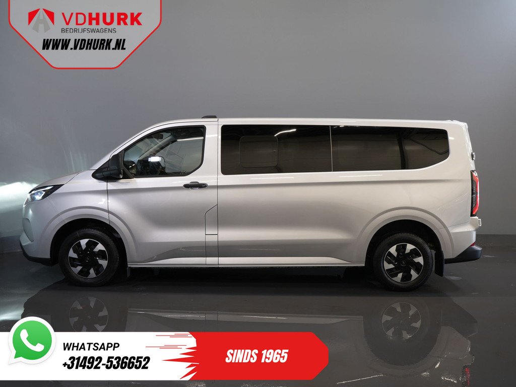 Ford E-Transit Custom 320 km WLTP L2 Combi/ Kombi/ 9 pers./ LED/ Standkachel/ Stoelverw/ Stuurverw./ Carplay/ Camera/ Climate/ PDC/ Cruise 10