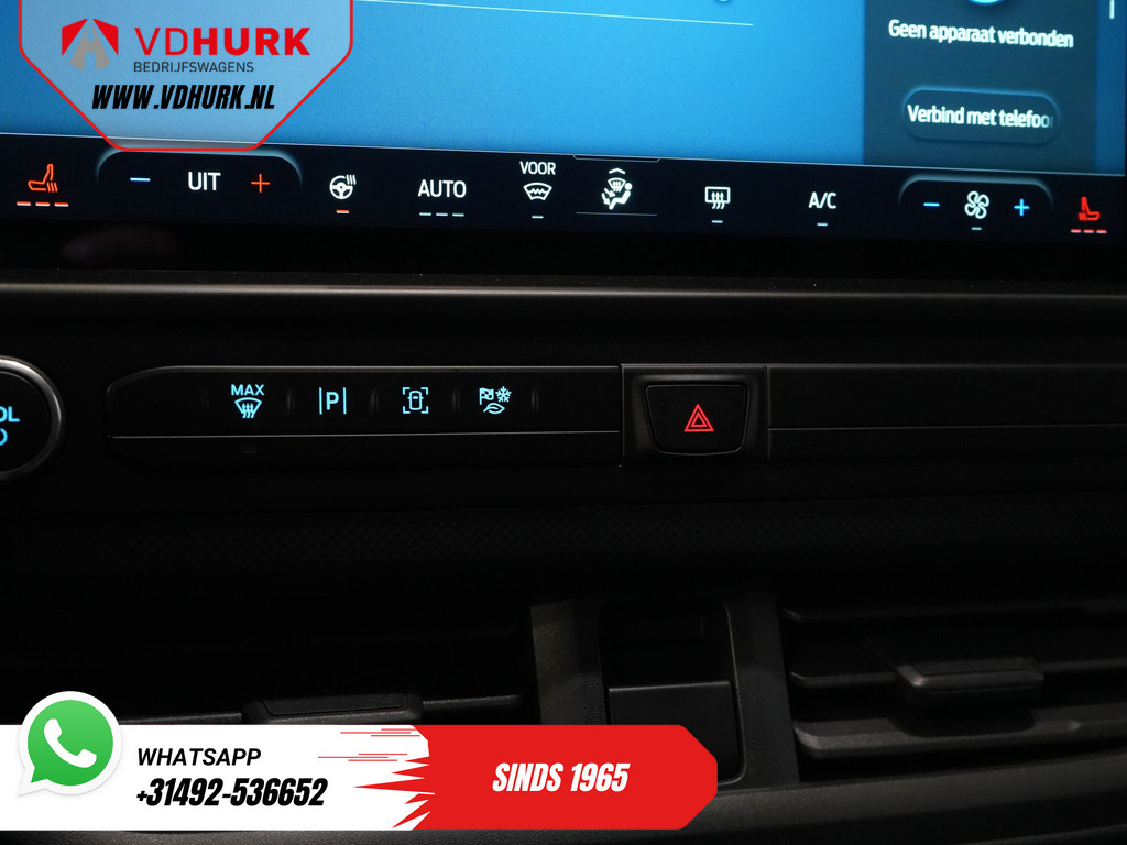 Ford E-Transit Custom 320 km WLTP L2 Combi/ Kombi/ 9 pers./ LED/ Standkachel/ Stoelverw/ Stuurverw./ Carplay/ Camera/ Climate/ PDC/ Cruise 19