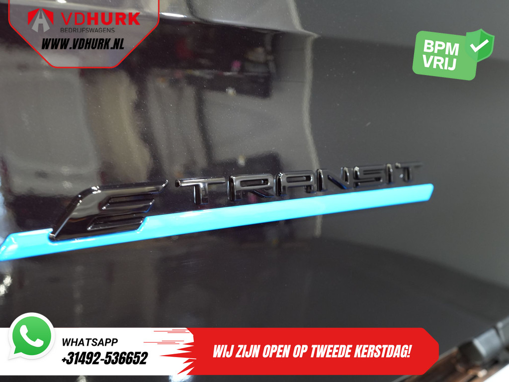 Ford E-Transit Custom 340 65 kWh 218 pk 330km WLTP L2 Limited 2x Schuifdeur/ Elek.Schuif/ 2.3t Trekverm./ Snellader/ Matrix LED/ B&O/ Adapt.Cruise/ Standkachel/ Carplay/ Camera 17