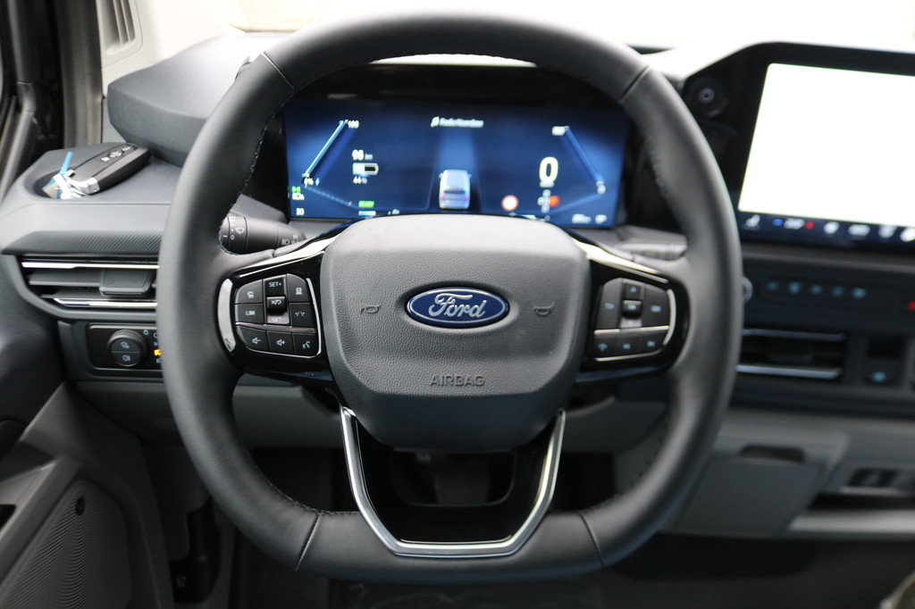 Ford E-Transit Custom 340 L2 H1 Limited 65 kWh 218pk 2x schuifdeur Led 360 Camera B&O 18