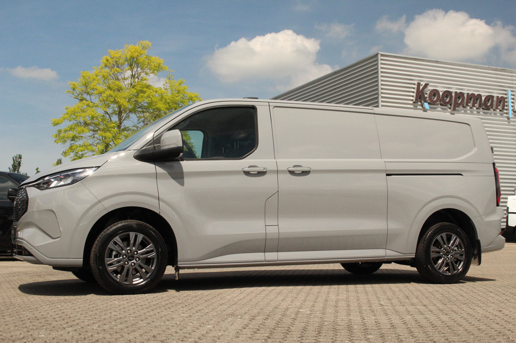 Ford E-Transit Custom 340 L2H1 Limited | 71 kWh | 160kW/218pk | L+R Schuifdeur | Stoel + Stuurverwarming | Camera | Carplay/Android | Cruise | Lease 753,- p/m 16