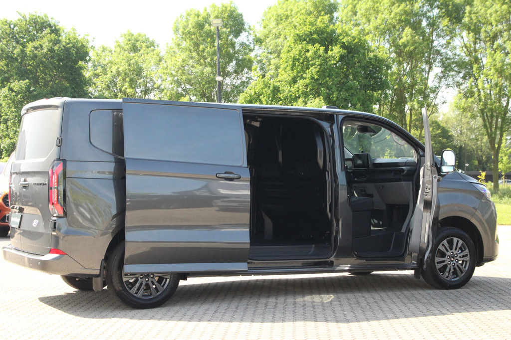 Ford E-Transit Custom 340 L2H1 Limited | 71 kWh | 160kW/218pk | L+R Schuifdeur | Stoel + Stuurverwarming | Camera | Carplay/Android | Cruise | Lease 753,- p/m 7