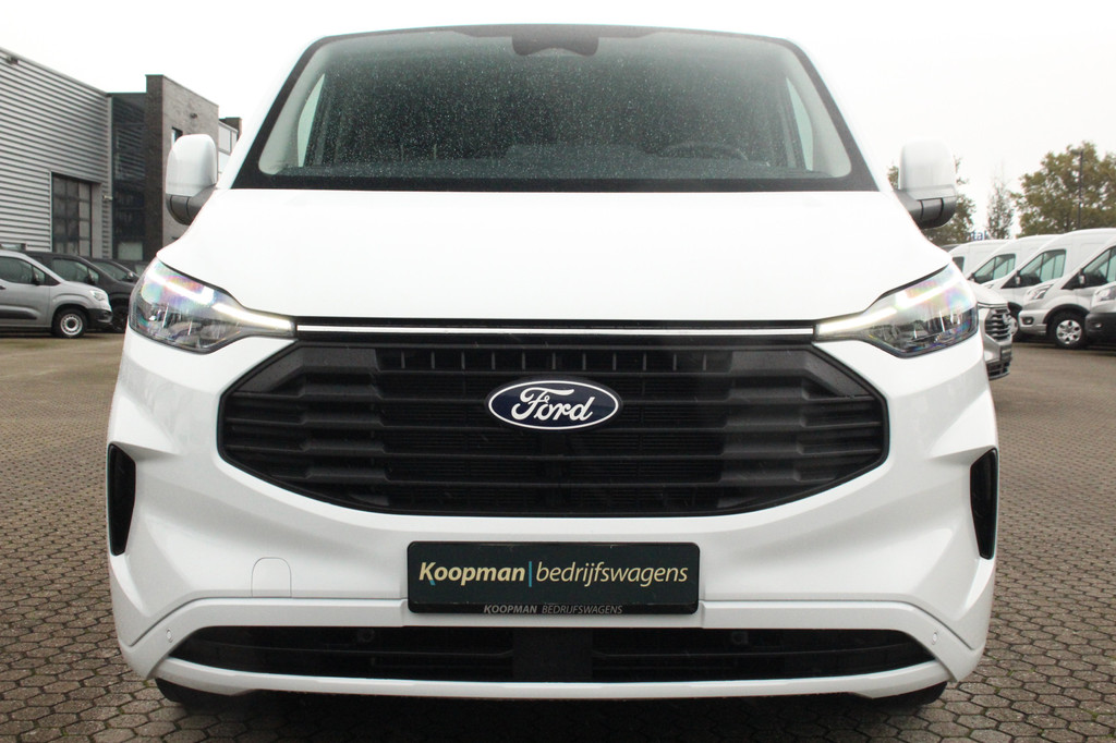 Ford E-Transit Custom 340 L2H1 Limited 71 kWh Automaat | Trekgewicht 2300kg | LED | Carplay | Keyless | Camera | Cruise | Stoel+Stuurvwer. | Lease 717,- p/m 3
