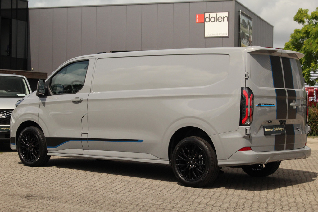 Ford E-Transit Custom 340 L2H1 Sport | 71kWh | 160kW/218pk | Trekgewicht 2300kg | ProPower | Camera | Carplay/Android | Cruise | Lease 771,- p/m 16