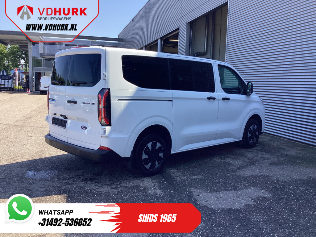 Ford E-Transit Custom Kombi Trend 71kWh 360 km WLTP LED/Standkachel/ Stoelverw./ Stuurverw./ Carplay/ 9 P/ 9 Persoons/ Climate/ Camera/ PDC/ Cruise 10