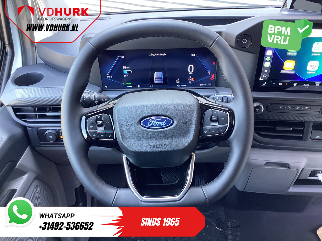 Ford E-Transit Custom Kombi Trend 71kWh 360 km WLTP LED/Standkachel/ Stoelverw./ Stuurverw./ Carplay/ 9 P/ 9 Persoons/ Climate/ Camera/ PDC/ Cruise 14