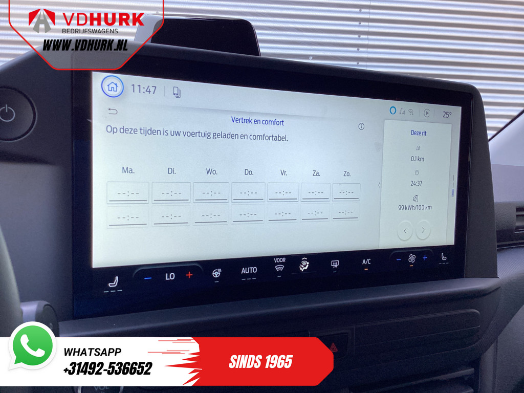 Ford E-Transit Custom Kombi Trend 71kWh 360 km WLTP LED/Standkachel/ Stoelverw./ Stuurverw./ Carplay/ 9 P/ 9 Persoons/ Climate/ Camera/ PDC/ Cruise 17