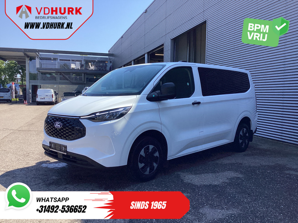 Ford E-Transit Custom Kombi Trend 71kWh 360 km WLTP LED/Standkachel/ Stoelverw./ Stuurverw./ Carplay/ 9 P/ 9 Persoons/ Climate/ Camera/ PDC/ Cruise 9