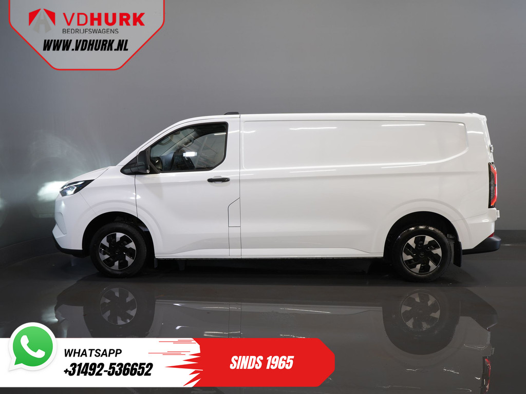 Ford E-Transit Custom L2 330 km WLTP Garantie t/m 2028/ LED/ Snellader/ Standkachel/ Stoelverw./ Stuurverw./ Carplay/ Camera/ PDC/ Climate/ Cruise 10